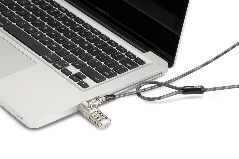 Laptop combination Cable Lock for any devices featuring a Kensington Security Slot (302140S)