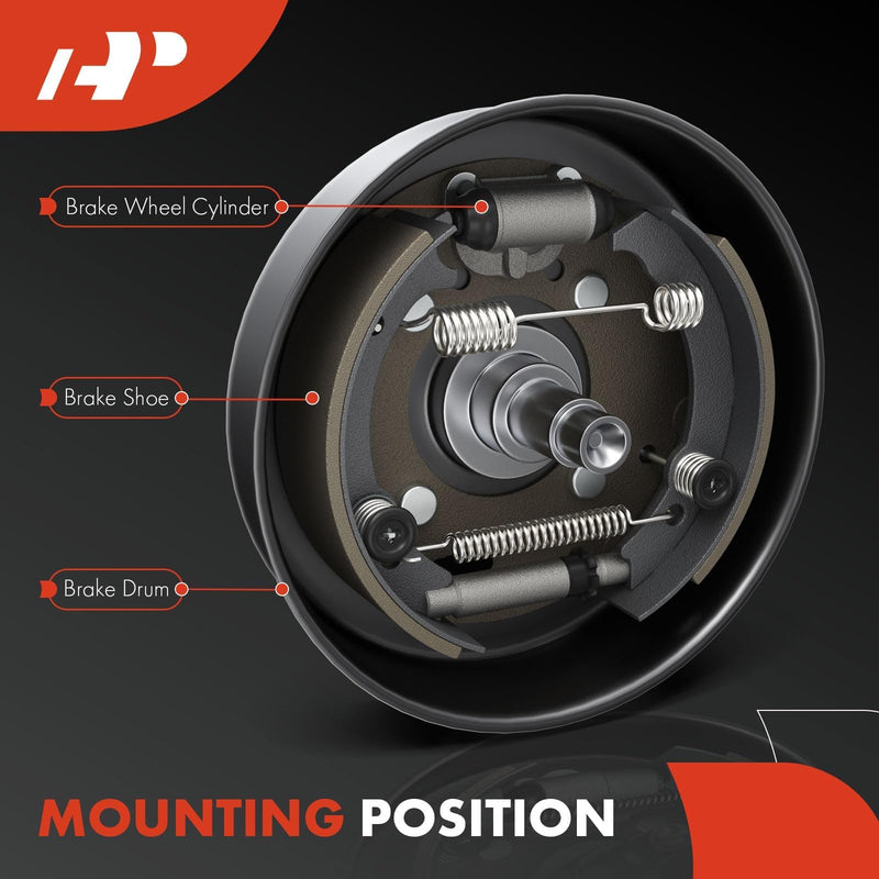 A-Premium Front Brake Wheel Cylinders Compatible with Honda Recon 250 1997-2009/2011-2014/2016-2020 Driver and Passenger Side 2-PC Set