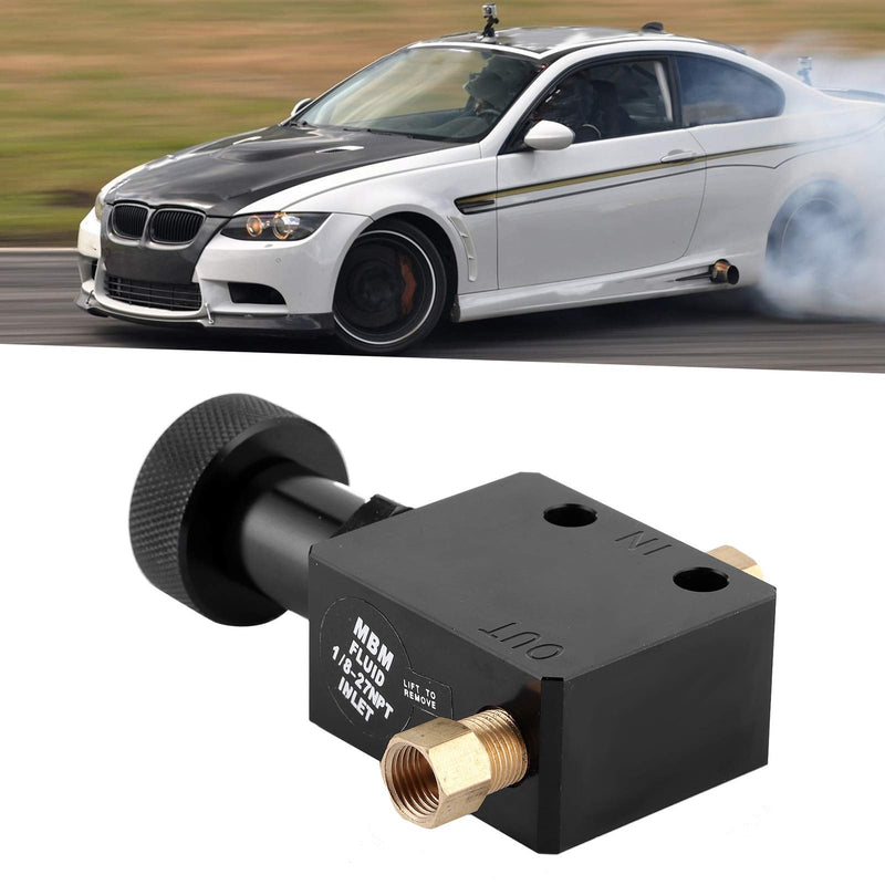 Brake Proportioning Valve, Aluminium Alloy Universal Brake Proportional Valve Adjustable In Line Disc Drum Brakes 150PSI‑1200PSI Pressure Range, Universal Fit For Car Modification