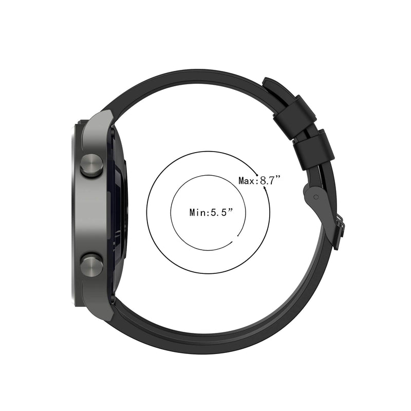 FitTurn Band Compatible with Wahoo ELEMNT Rival Replacement Straps Silicone Bands Bracelet Watch band Accessory Band for Wahoo ELEMNT Rival Running/Multisport GPS Smartwatch SevenColors-A