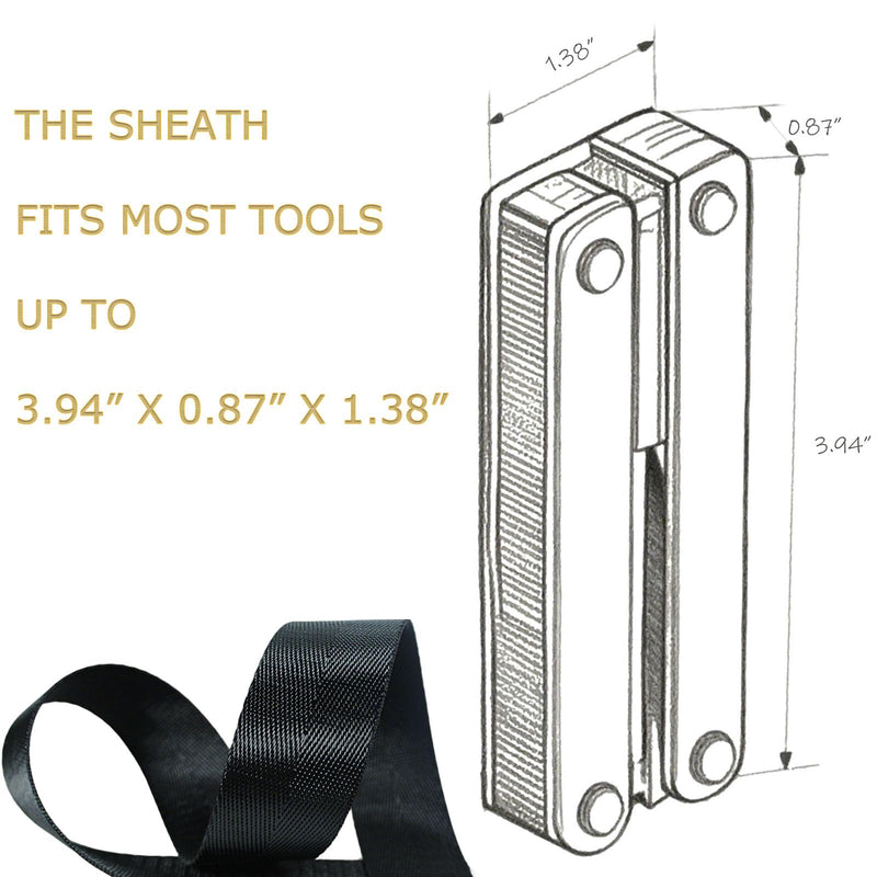 21-in-1 Scissors & Pliers Multitool w/Tungsten Cutters, Self-Locking | Durable Heavy-duty EDC Kit for Camping, Repair, DIY & Outdoor Survival, Nylon Pouch (Black) Black w/ Tungsten-21 in 1