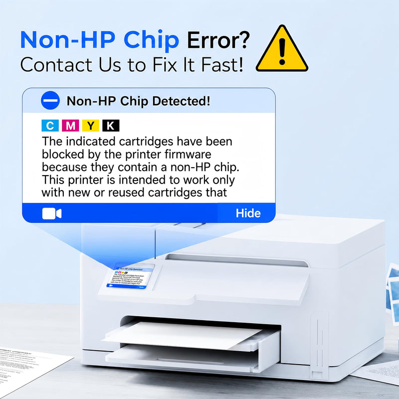 910XL Ink Replacement for HP 910XL Ink Cartridges Combo Pack, 4 Pack | Work for hp OfficeJet 8010, 8012, 8018, 8022, OfficeJet Pro: 8020, 8022, 8025, 8026, 8028, 8030, 8035, Black Color