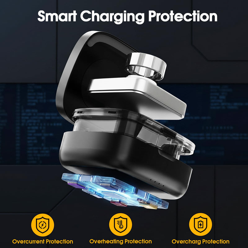 Charging Case Compatible with Oura Ring Gen 5, 4 & 3, 1000mAh Portable Travel Power Station Fits All-Sized Oura Ring 5, 4 & 3, 30-Day Runtime Charger Accessories (Official Charger NOT Included)