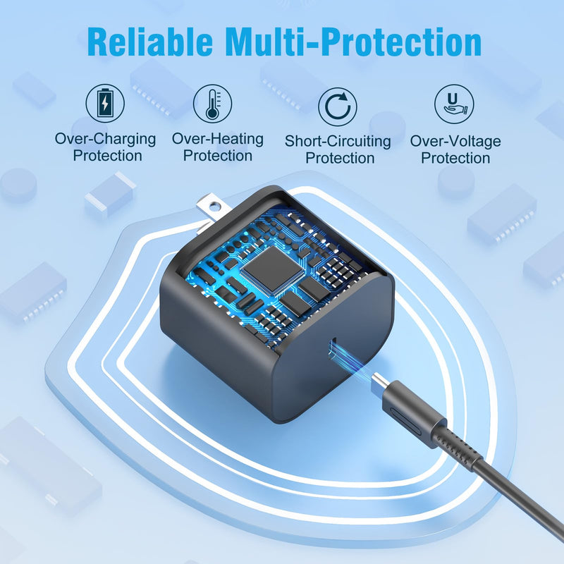 60W Charger for Nintendo Switch 2, 20V 3A AC Adapter with 5ft Cable | Fast Charging Compatible with Switch/OLED/Lite/Steam Deck, Support 4K TV Mode, Foldable Plug,Original Quality