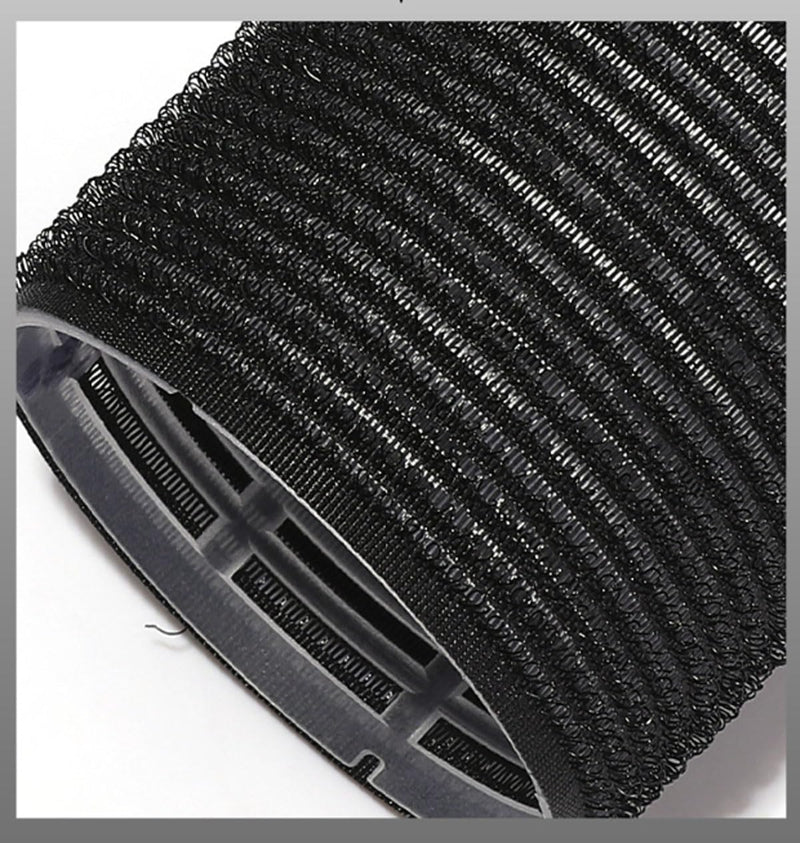 16 Pcs Hair Rollers with Clips, Jumbo Large Medium Small Velcro Rollers for Hair Volume Big Hair Curlers Rollers for Long Medium Short Hair DIY Hairdressing (Black)