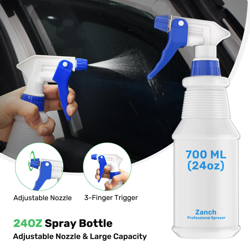 Zanch Window Tint Kit, 30pcs Easy-to-Use Window Tinting Tools Includes 24oz Spray Bottle, Various Squeegees and Knife for Home and Car Glass Protective Film Installation