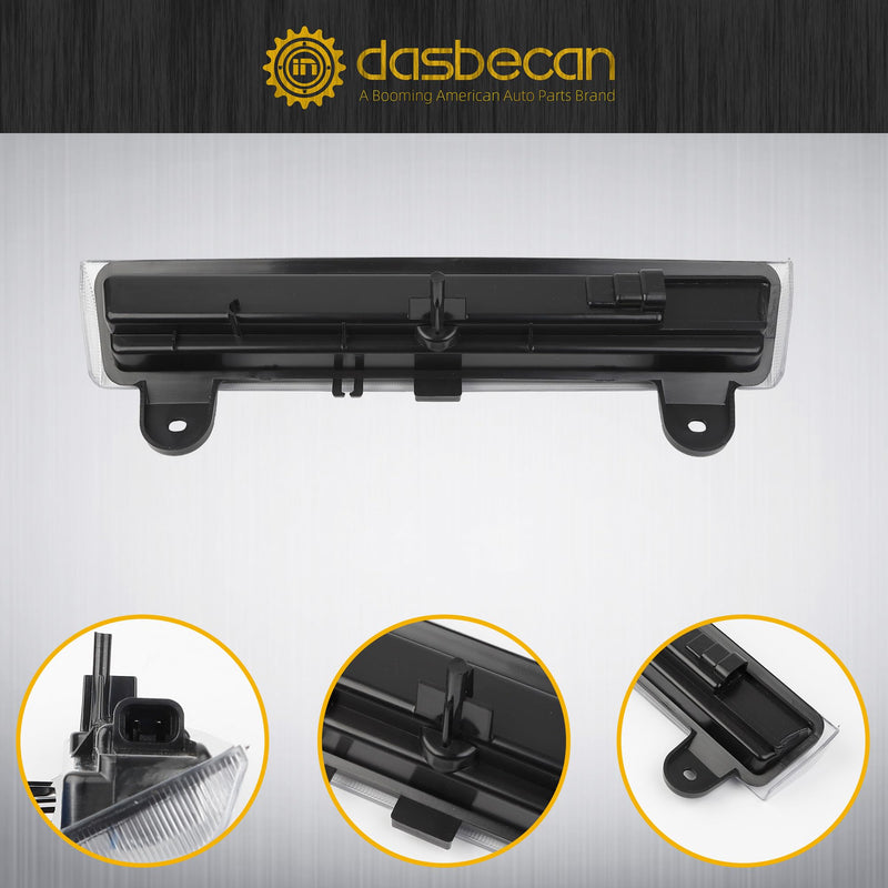 Dasbecan LED 3rd High Mount Brake Light White Carge Light Compatible with 2000-2006 Chevrolet Suburban 1500/2500 Tahoe GMC Yukon 1500/2500 Replaces# 15170955 923-203 GM2890107