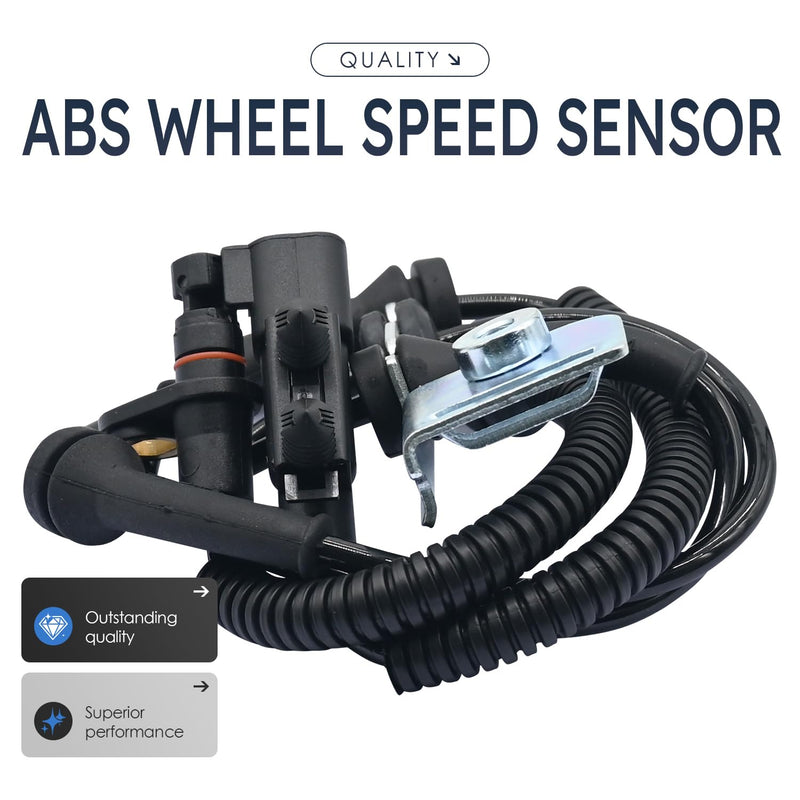 2Pcs Front Left and Right Abs Wheel Speed Sensor Compatible with Dodge Vw Grand Caravan Routan Town 4721561Ac Als1998 08 09 10 11 2008 2009 2010 2011