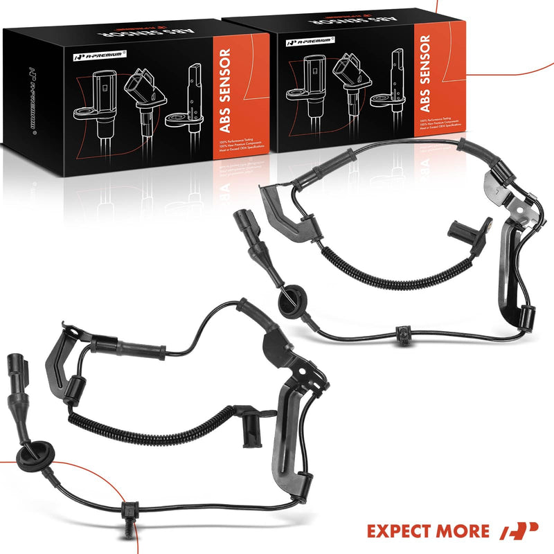 [AUSTRALIA] - A-Premium Front Left and Right ABS Wheel Speed Sensors Compatible with Ford, Mercury Models - Escape 2009-2012, Mariner 2009-2011 - Front Driver and Passenger Side, 2-PC Set