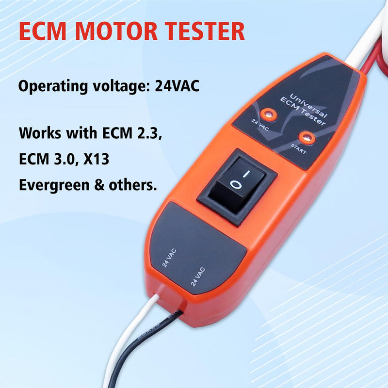 ECM Tester: ECMPRO, ECM Motor Tester Ideal for Diverse Electronically Commutated Motors with Robust Features