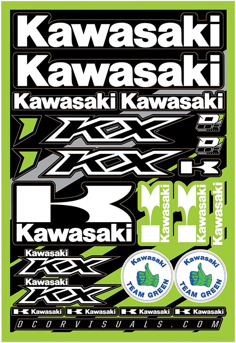 D'cor Visuals 40-50-100 Yamaha YZF Decal Sheet, 1 Pack