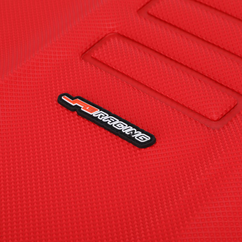 JFG RACING Dirt Bike Seat Cover Particle Surface Gripper Soft Seat Cover Universal for CRF CR XR YZ TTR PW WR DRZ RM RMZ KX KLX EXC SX SSR Apollo SDG Thumpstar Dirt Pit Bike Red