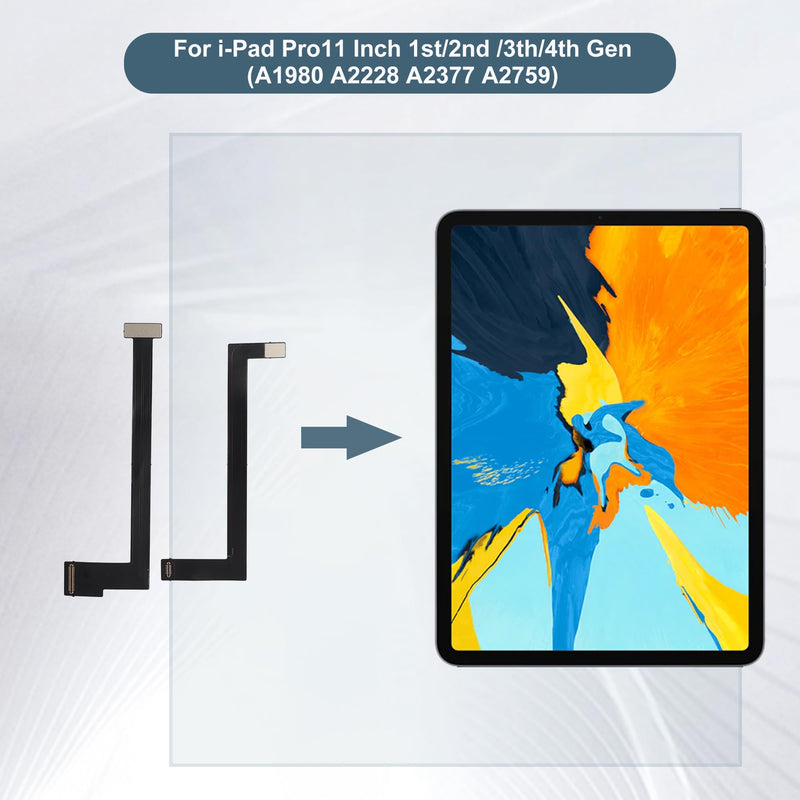 LCD Display Flex Cable for iPad Pro 11 Inch 1st 2nd 3rd 4th Gen A1980 A2228 A2377 A2759 Screen Connector Repair Part