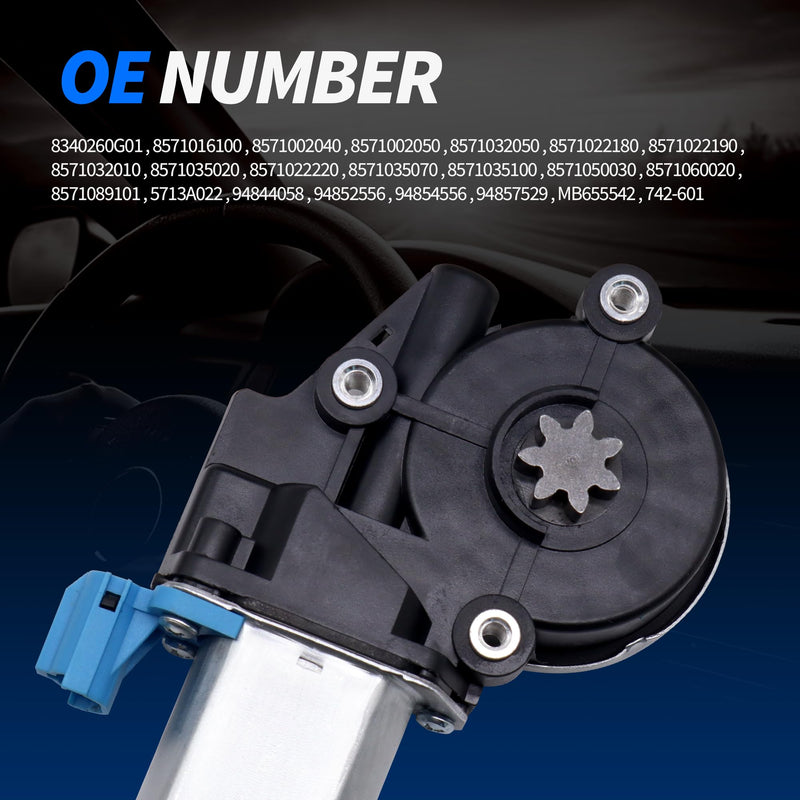 HiSport 8340260G01 Power Window Lift Motor Compatible with Toyota 4Runner Celica Corolla Cressida Tacoma Tundra Compatible with Chevy Suzuki Lexus