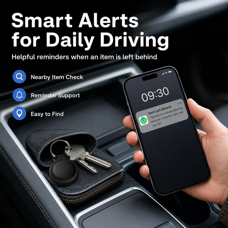GPS Tracker for Vehicles – No SIM Required, Hidden Magnetic Car Tracker, Real-Time GPS Tracking for Kids, Car, Pets, No Monthly Fee, Works with Apple Find My, 2026 Upgraded (Black) Black