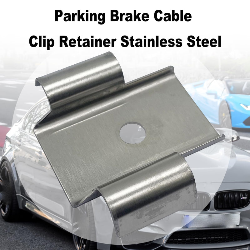 Parking Brake Cable Clip Retainer Stainless Steel Compatible with BMW 1 2 3 4 Series F20 F21 F22 F23 F87 F30 F31 F34 F80 F32 F33 F36 F82 F83,Cable Clip Retainer Replace for 34406854898 6854898