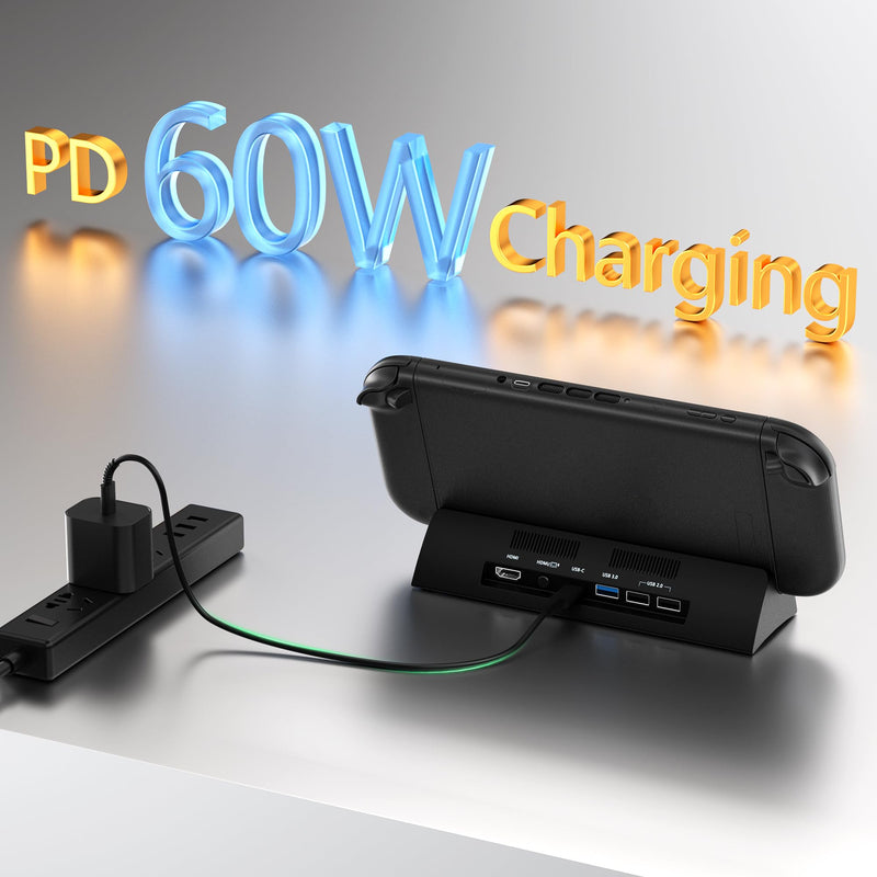 Switch 2 Dock,TV Docking Station with 4K HD Adapter/USB 3.0 Port/USB-C Port,Includes 20V/3A Power Adapter and Cable