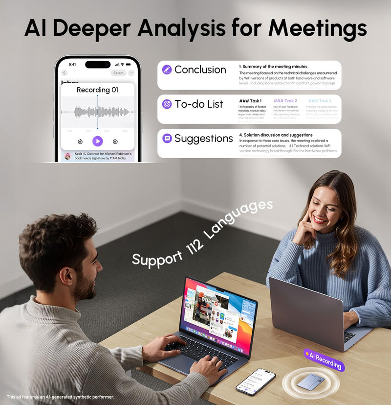 AI Voice Recorder, AI Transcriber with GPT-5.2, Cyber Gray | One-tap recording, speech-to-text in 112 languages, auto summaries, 71 templates, 5 AI modes and end-to-end encryption