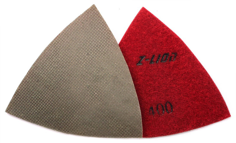 Z-Lion Diamond Triangular Sanding Pads for Oscillating Tools(4 Pcs/lot) 60#/120#/200#/400# 4 Piece Set