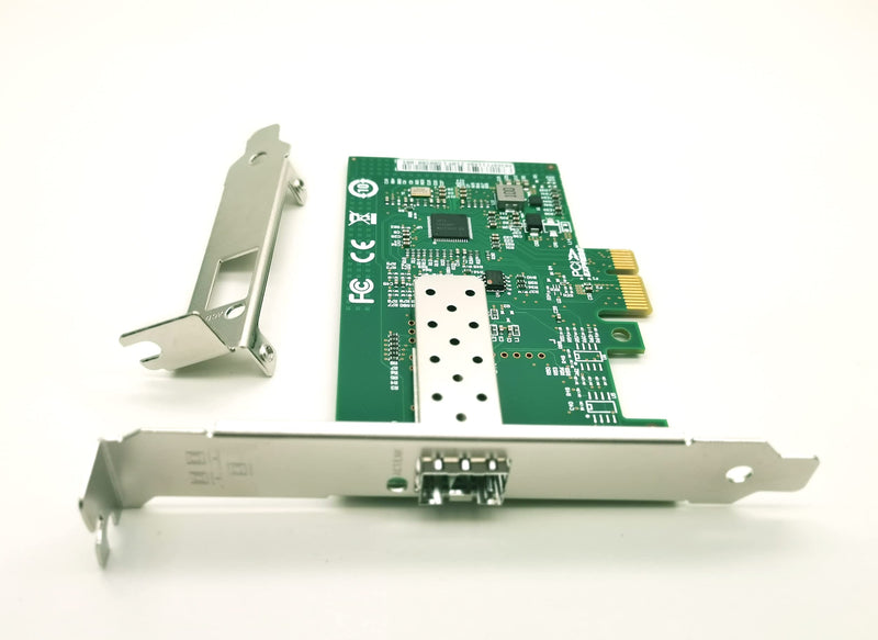 1.25Gb PCIe x1 Converged Ethernet Network Card, Single SFP Port LAN Card Gigabit NIC with Intel I210-AS Chipset Server Support Windows Server/Windows/Linux/Vmware ESXI… I210-1*SFP Port