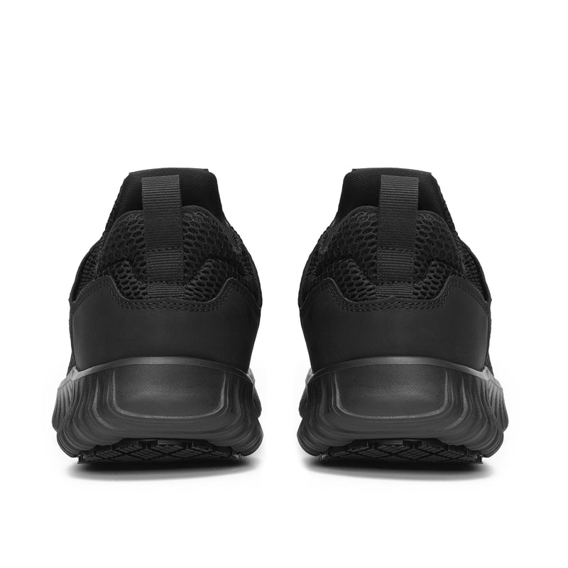 Bruno Marc Women's Non Slip Work Shoes Walking Black & Lightweight Food Service Chef Kitchen Restaurant Resistant Sneakers 8 All Black