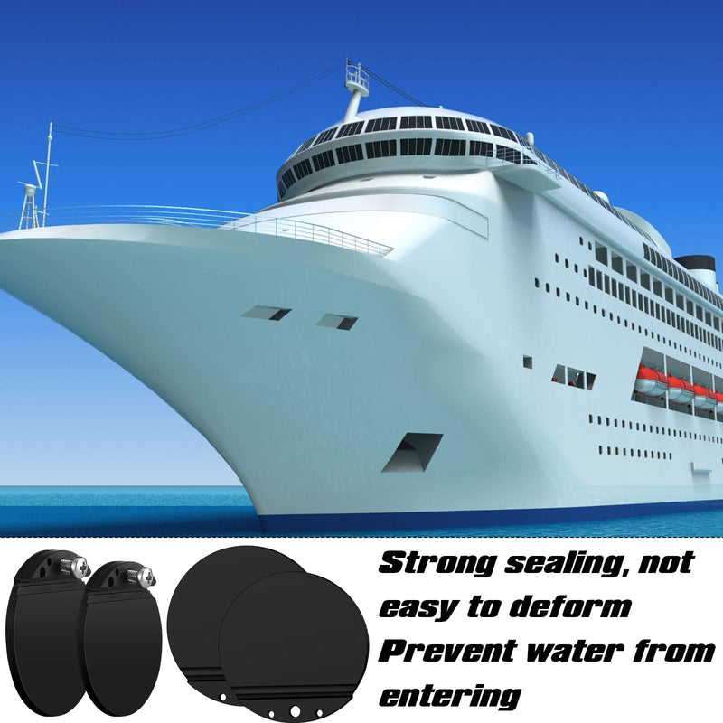 BBTO 4PCS Scupper Flappers Replacement Boats Scupper Drain Valves for Boat Repair Kit Compatible with TH Mar-ine FSRK-3-DP 1 1/2"