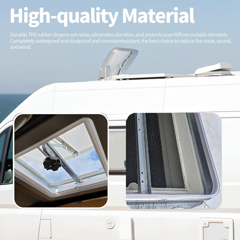 RV Roof Vent Seal 59",RV Seal Replacement for RV Vent Covers for roof Replacement Gasket 59 Inch