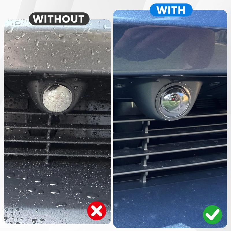 2 PCS Car Camera Lens Protector, Car Camera Cover, Car Lens Guard with 360° All-Round Protection for Most Vehicle Cameras