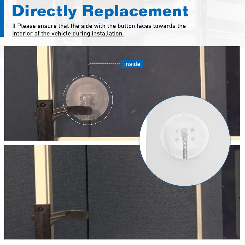 RV Replacement Screen Door Slider Panel with Push-Down Knob Universal.for Right Handed Doors Replace 239061