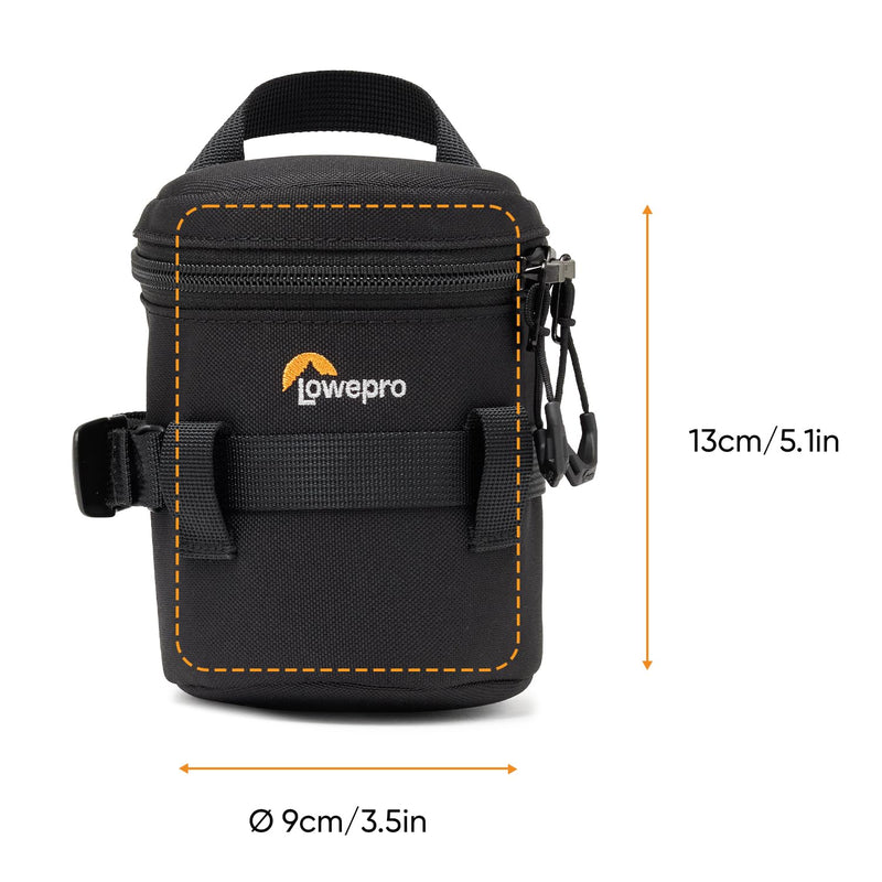 Lowepro ProTactic LCS 9 x 13 III Camera Lens Case, Camera Lens Pouch Bag, fits 24-70mm F/2.8, for DSLR and Mirrorless Cameras, Vol-0.5L Dim:5.12x3.54x3.54in, Camera Bag,for Photographer/Videographer cm 9 x 13 III - new