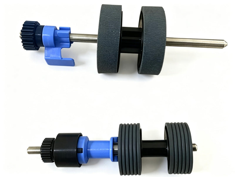 Scanner Exchange Roller Kit Compatible with Epson DS-530 ES-400 ES-500W ES-865 FF-680W DS-570W DS-770 DS-870 DS-970 ES-580, Replacement for B12B819031 B12B819041 (Pick Roller + Brake Roller)