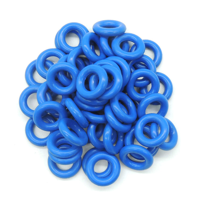 HiSport Fuel Injector O-Rings Set - [7.52mm X 3.53 mm] Blue Universal Repair Kits [50 Pcs]