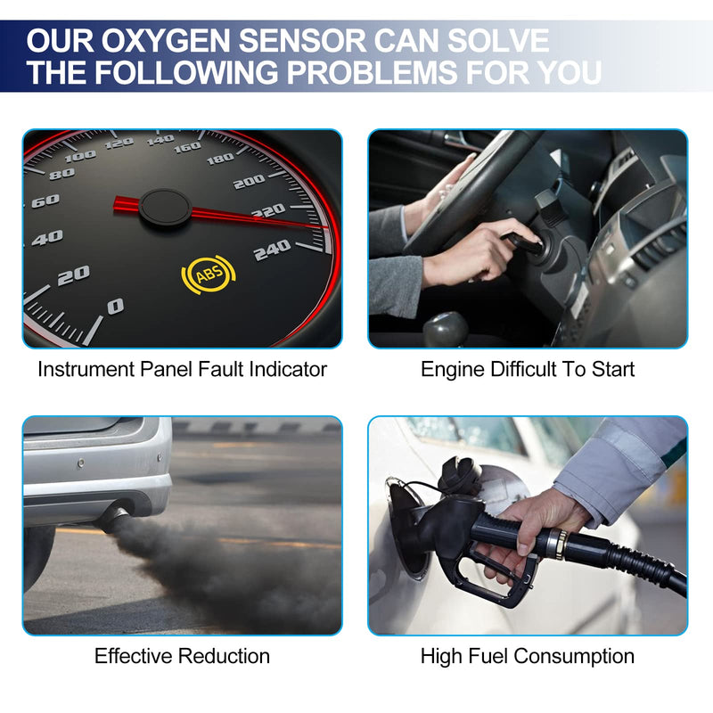 O2 Oxygen Sensor 234-4668 Upstream Downstream - Replacement for Chevy Avalanche Cobalt Equinox HHR Impala Malibu Silverado 1500 2500 HD 3500 HD Suburban Tahoe GMC Sierra 1500 Yukon 5.3L 2PCS