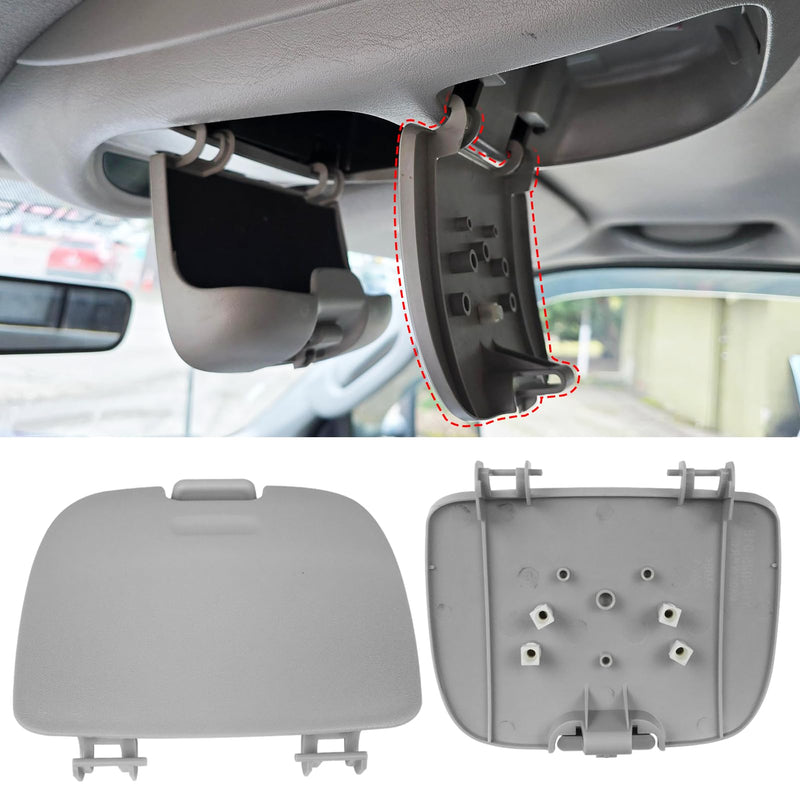 Jaronx Compatible with Ford Garage Door Opener Cover F250/F350/F450/F550 2002 2003 2004, Roof Console Overhead Console Storage Lid Compatible with F250 F350 F450 F550 Super Duty 2C3Z7811586CAB(Gray) Garage Door Cover