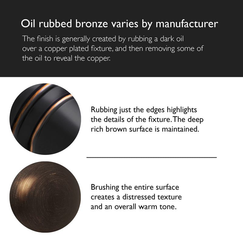 Design House Ball Privacy Door Knob for Bed & Bath Doors, Oil Rubbed Bronze Finish, Locking Interior Door Knob, Reversible Left or Right Hand, Adjustable Latch, ANSI Grade 3 Certified, Model 791590