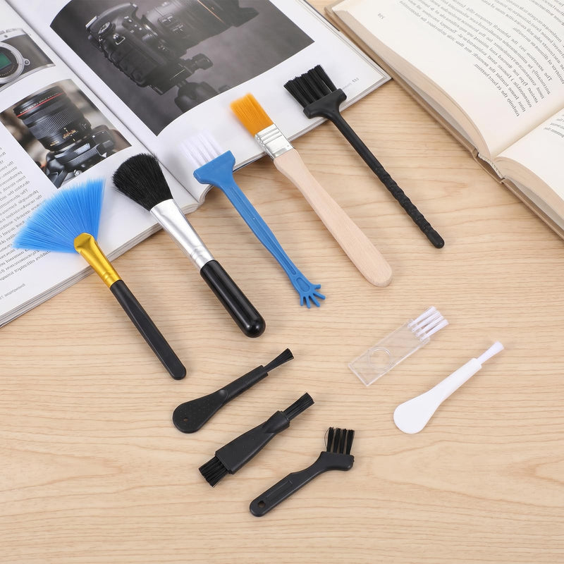 Anti Static Brush Keyboard Cleaning Set, 10Pcs Nylon Mini Brushes for Electronics Dust Removal, Small Cleaning Brushes for Computer Laptop PC