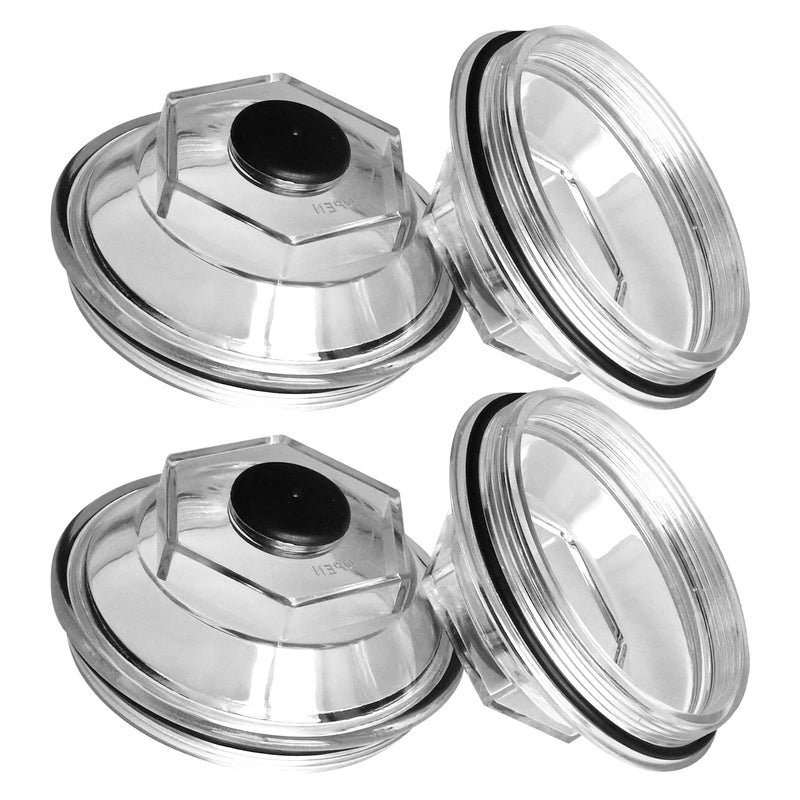 Oil Bath Dust Caps,for Dexter 9k-10K General Duty Axles Built After 1989, for Dexter 10K HD, 12K, 15K 4.0" Threads Trailer Axle Plastic Cover 21-36 Oil Caps 4PCS Kits, K71-148-00