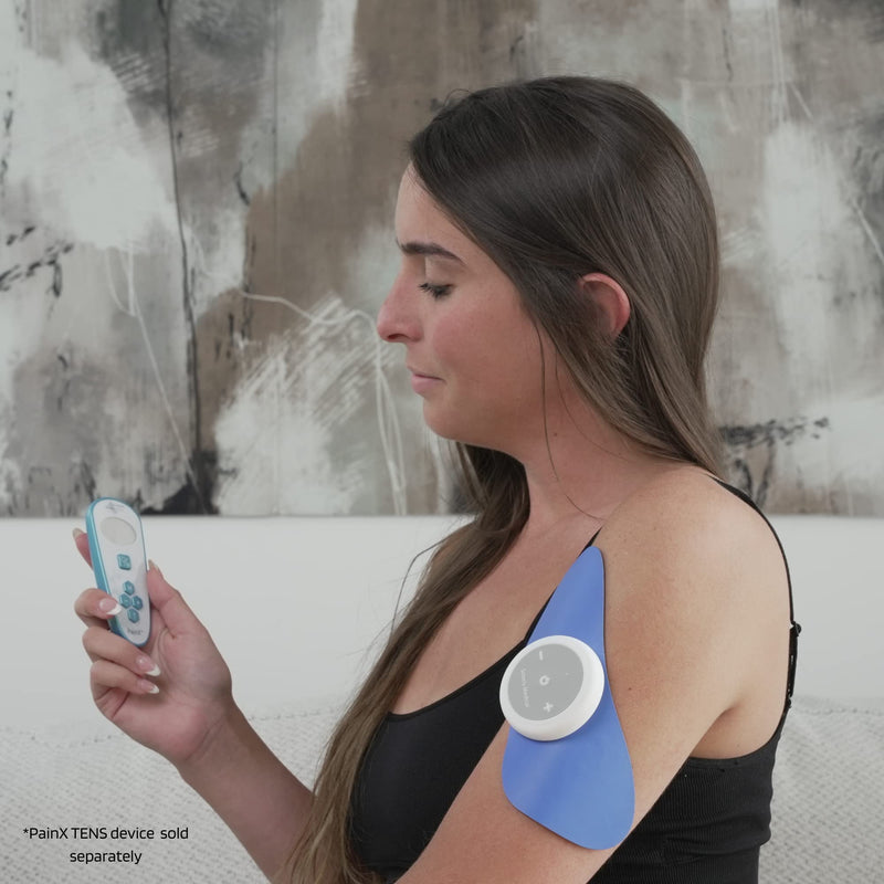 Soterix PainX TENS Unit Electrode Gel Pad Refills - 1 Pack of 6 Pads (Large) - Muscle Stimulator Relaxer Wireless Pads for Relief on Knee, Back, Neck Large