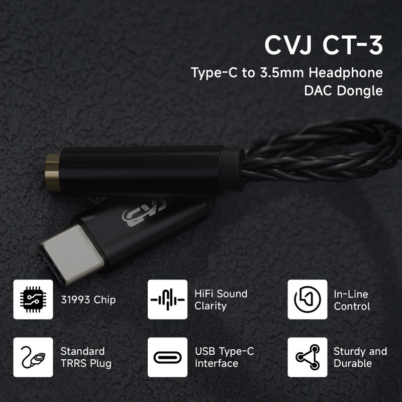 USB C to 3.5mm Audio Adapter, USB C to Aux with CX31993 DAC Chip | High Res 32bit/384kHz 3.5mm to USB C, 10000+ Times Bending, with Apple iPhone 17 16 15 Samsung Galaxy S25 S24 S23 S22 S21 Type C to 3.5mm