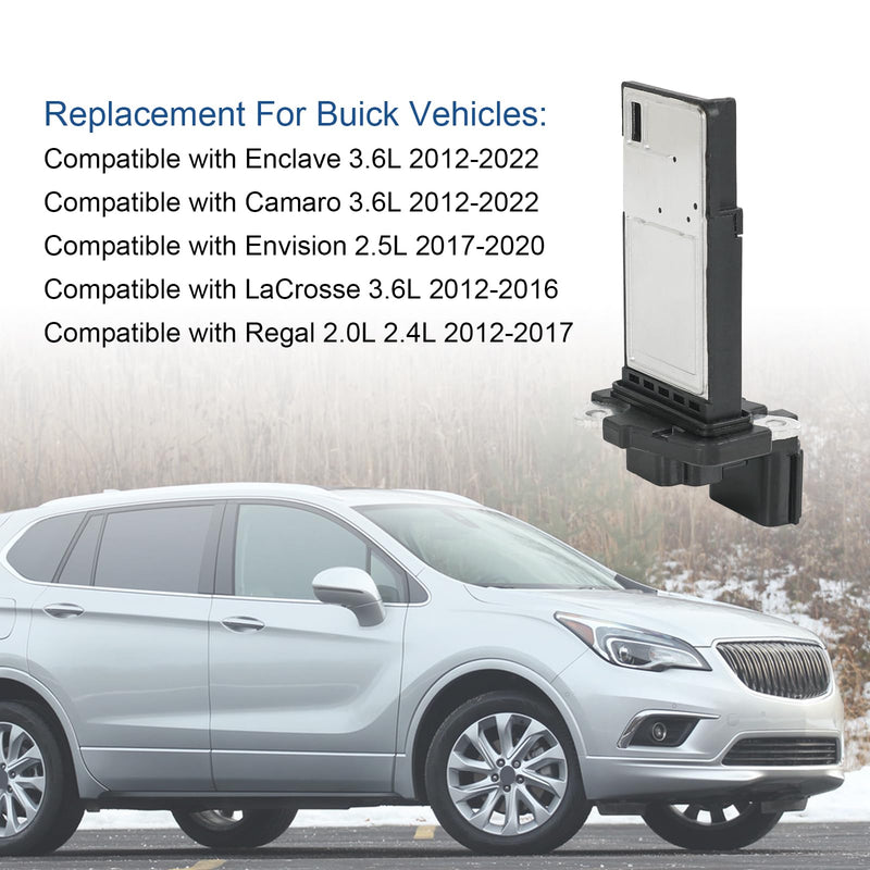 23262343 Mass Air Flow Sensor Replacement for Chevy Silverado Suburban Tahoe Impala Traverse 2014-2020, Yukon Sierra Acadia Terrain, Replace 22951817