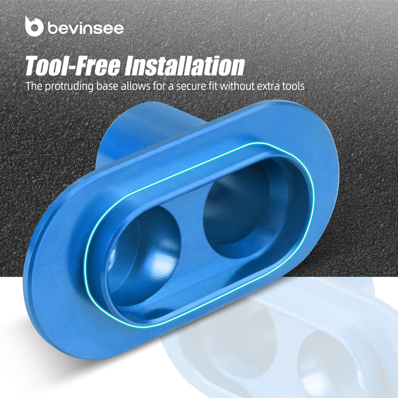 Bevinsee Carbon Cleaning Walnut Blaster Adapter Compatible with Audi S4 S5 A6 Q7 SQ5 3.0TFSI Engine Compatible with VW Vehicles with Engine Code BYD Aluminum Blue