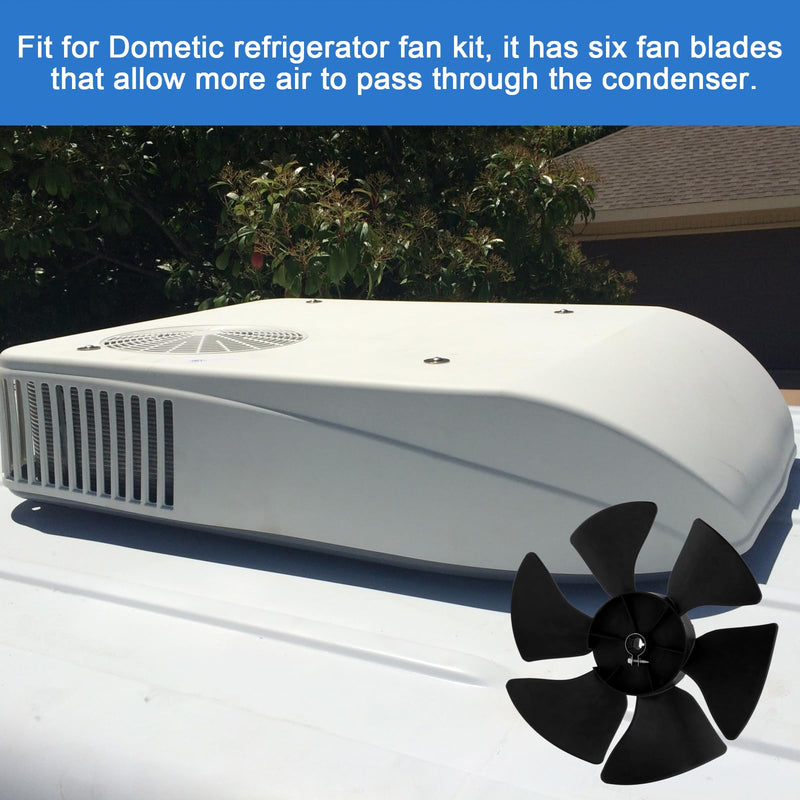 3310709.005 RV AC Fan Blade Replacement for Dometic Duo-Therm Brisk II & Penguin Models, RV Air Conditioner Fan Blade Replacement for Dometic Condense