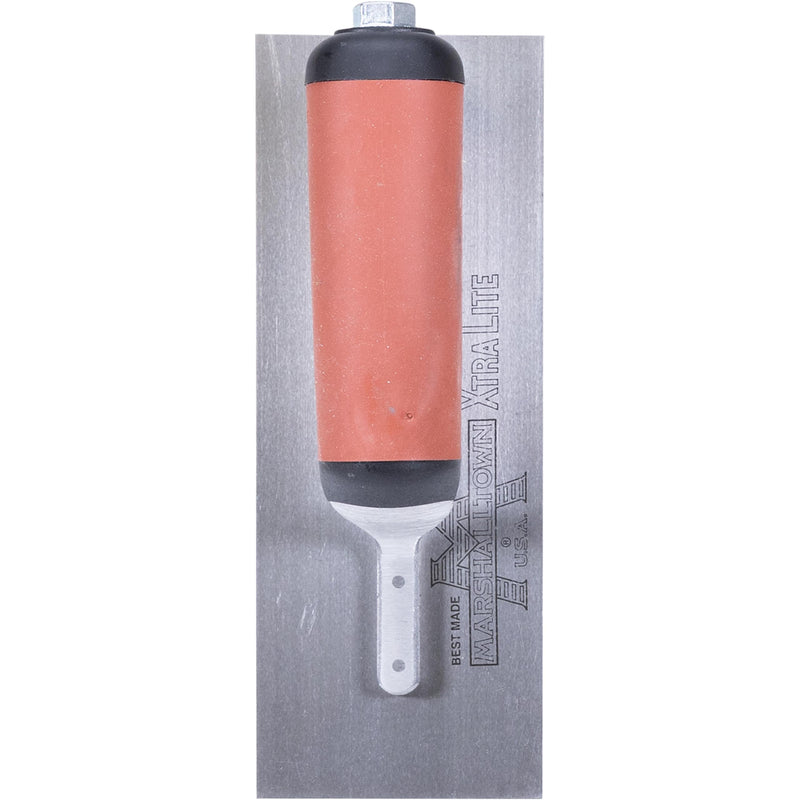 MARSHALLTOWN Mini Margin Trowel, 8 x 3 Inch Carbon Steel Blade, Concrete Finishing Trowel for Steps and Countertops, Made in USA, 11D Carbon Steel / DuraSoft