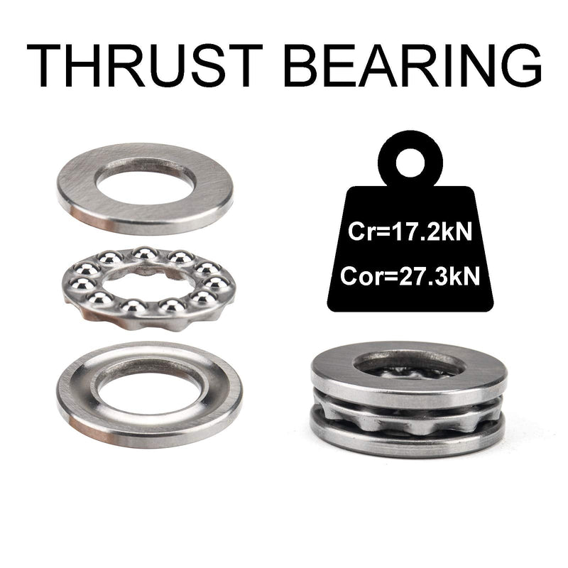 3mirrors Harmonic Balancer Installer Crank Compatible with GM 1997-Up LS Engines, Crankshaft Installation Crank Pulley Installer w/Thrust Bearing w/Lifting Hook