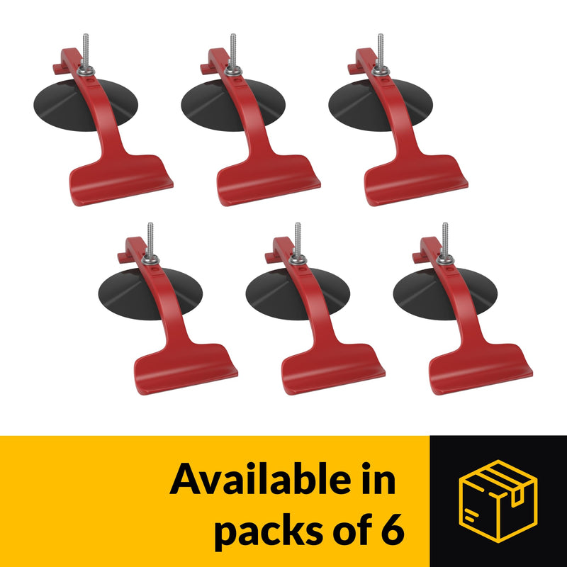 Brixwell SNC6 Suction Cup Clamp Set 6 Pack Glass Clamp for Convertible Top Body and Windshield Repair Suck-N-Clamp