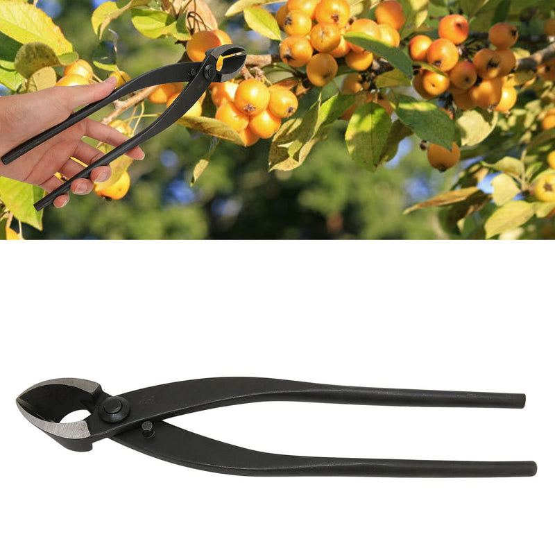 Bonsai Concave Branch Cutter, 11in Branch Cutter Professional Bonsai Tools, High Strength Manganese Steel BonsaiCutter with Ergonomic Handle for Bonsai Modeling