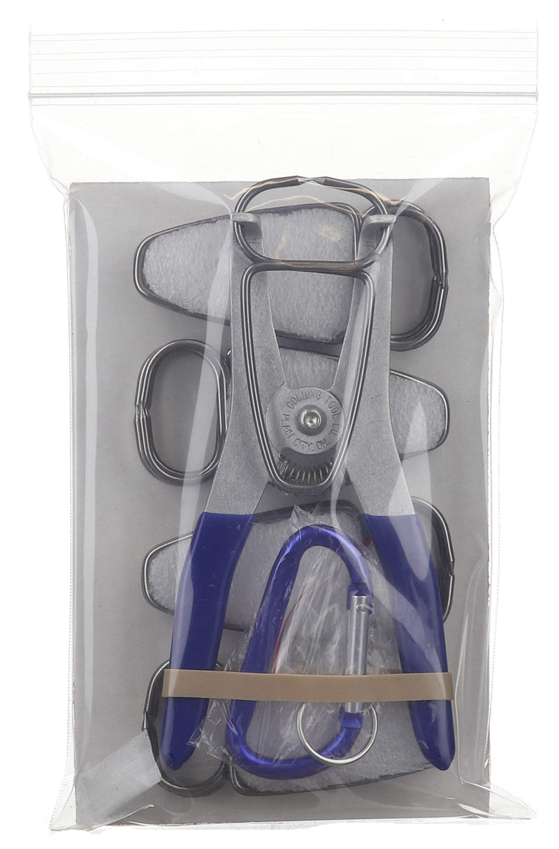 Collins Spring Loaded Pliers with 13 Miter Clamps and Clamp Clip Holder - Proudly Made in the USA