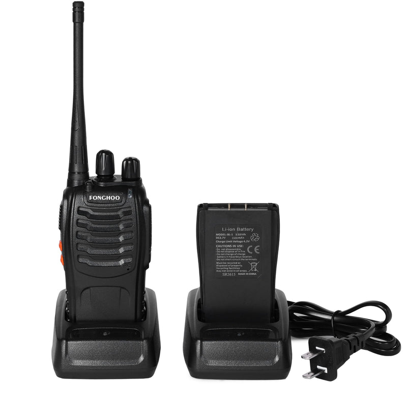 4 Pack Walkie Talkies for Adults Long Range Rechargeable Radio | 16 Channel Handheld Rechargeable 2-Way Radios walkie talkie cruise for Outdoor Hunting Family 4 Pack
