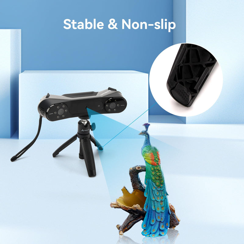 Creality Extension Pole Tripod, Mini Selfie Stick Tripod Stand Handle Grip for CR-Scan Otter/Raptor 3D Scanner, Suitable for Handheld Scanning, Fixed Camera Position Scanning