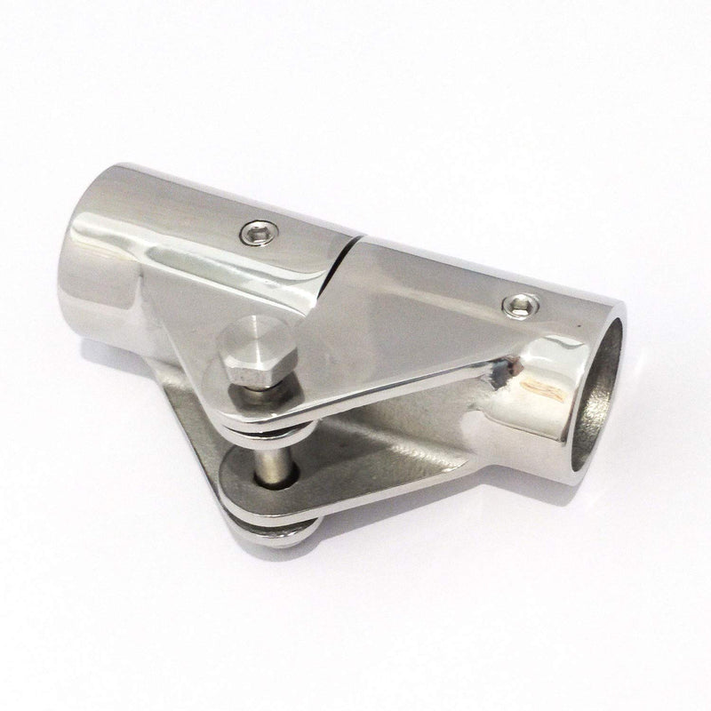 316 Stainless Steel Folding Swivel Connector Fitting for 7/8INCH Boat Hand Rail Tube/Pipe For (25mm)1nch O.D tube